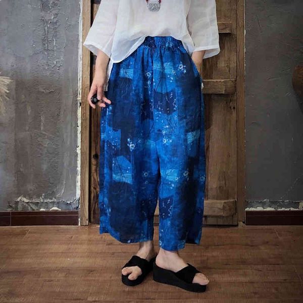 johnature summer women ramie wide leg pants elastic waist loose plus size women print vintage linen vintage trouser 210521, Black;white
johnature summer women ramie wide leg pants elastic waist loose plus size women print vintage linen vintage trouser 210521, Black;white
