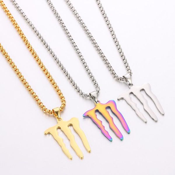 pendant necklaces 2021 street trend monster magic claw necklace hip hop pendants choker stainless steel fashion jewelry party accessories, Silver
pendant necklaces 2021 street trend monster magic claw necklace hip hop pendants choker stainless steel fashion jewelry party accessories, Silver