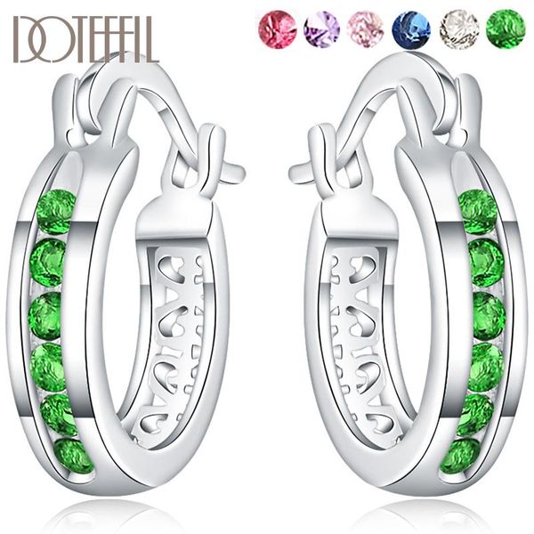 hoop & huggie doteffil 925 sterling silver green/white/red/pink/purple/blue zircon earrings for woman wedding engagement jewelry, Golden;silver
hoop & huggie doteffil 925 sterling silver green/white/red/pink/purple/blue zircon earrings for woman wedding engagement jewelry, Golden;silver
