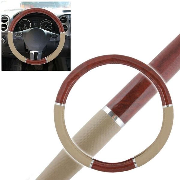 steering wheel covers 15" wood grain cover for auto suv car lux grip beige syn leather
steering wheel covers 15" wood grain cover for auto suv car lux grip beige syn leather