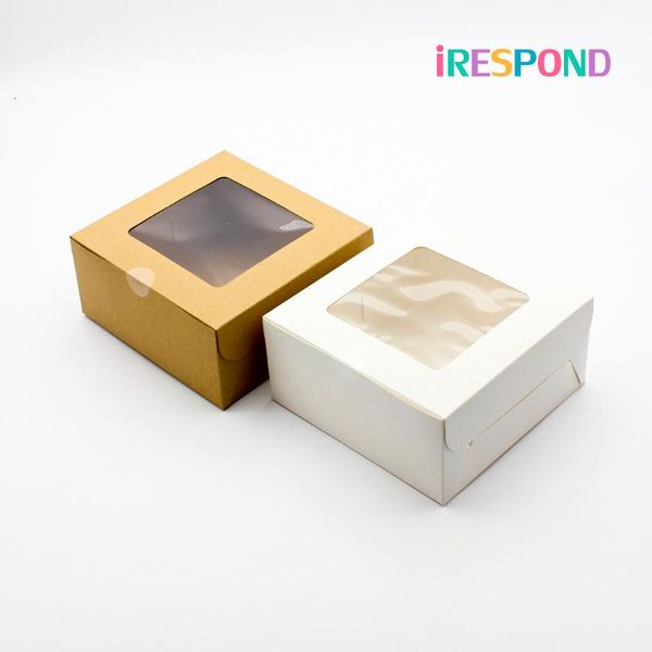 gift wrap 50pcs brown kraft paper box with window candy muffin cake boxes wedding craft packagin white 4 cup holder
gift wrap 50pcs brown kraft paper box with window candy muffin cake boxes wedding craft packagin white 4 cup holder