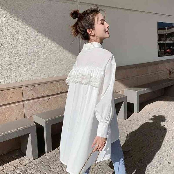 spring korea style button full sleeve chiffon women tunic shirt blouse plus size solid ladies long lace female 210521, White
spring korea style button full sleeve chiffon women tunic shirt blouse plus size solid ladies long lace female 210521, White