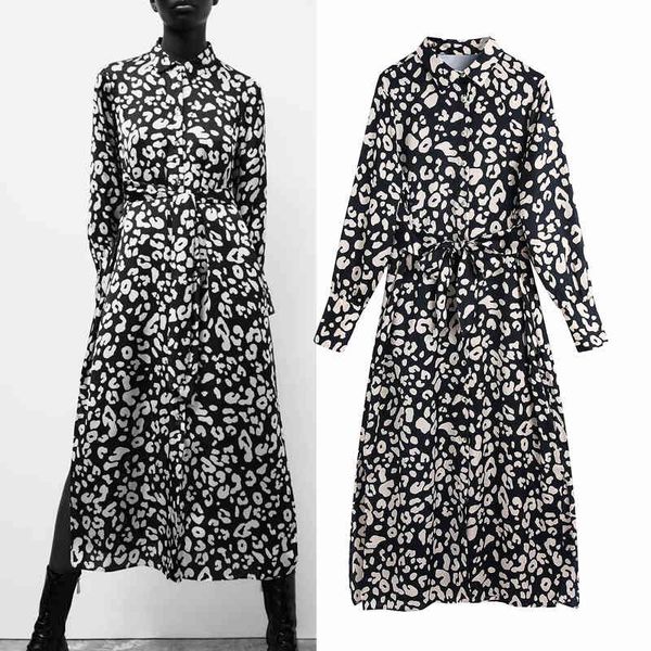 vuwwyv satin animal print maxi dresses for women fall black collar office dress woman button up belt ladies long 210430, Black;gray
vuwwyv satin animal print maxi dresses for women fall black collar office dress woman button up belt ladies long 210430, Black;gray