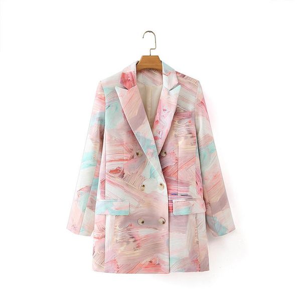 women's suits & blazers women fashion graffiti print autumn long sleeve pockets double breasted suit jackets female outerwear streetwea, White;black
women's suits & blazers women fashion graffiti print autumn long sleeve pockets double breasted suit jackets female outerwear streetwea, White;black