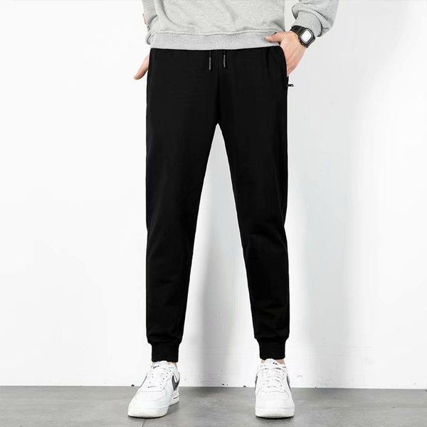 men's pants casual sports trousers, thin section, youth straight-leg pants, drawstring wide-leg mens korean fashion, Black
men's pants casual sports trousers, thin section, youth straight-leg pants, drawstring wide-leg mens korean fashion, Black