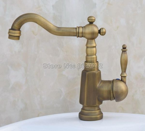 bathroom sink faucets antique brass single handle kitchen & faucet deck mounted basin mixer taps swivel spout wan249
bathroom sink faucets antique brass single handle kitchen & faucet deck mounted basin mixer taps swivel spout wan249