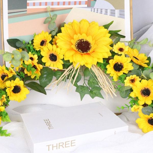 rtificial sunflower wreath wall hanging ornaments garland front decoration spring door festival for home party d2b3 decorative flowers & wre
rtificial sunflower wreath wall hanging ornaments garland front decoration spring door festival for home party d2b3 decorative flowers & wre