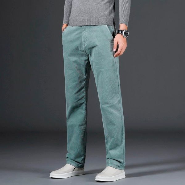 men's jeans brand autumn winter corduroy pants men business casual mens straight elastic cotton thicken trousers 40 42, Blue
men's jeans brand autumn winter corduroy pants men business casual mens straight elastic cotton thicken trousers 40 42, Blue