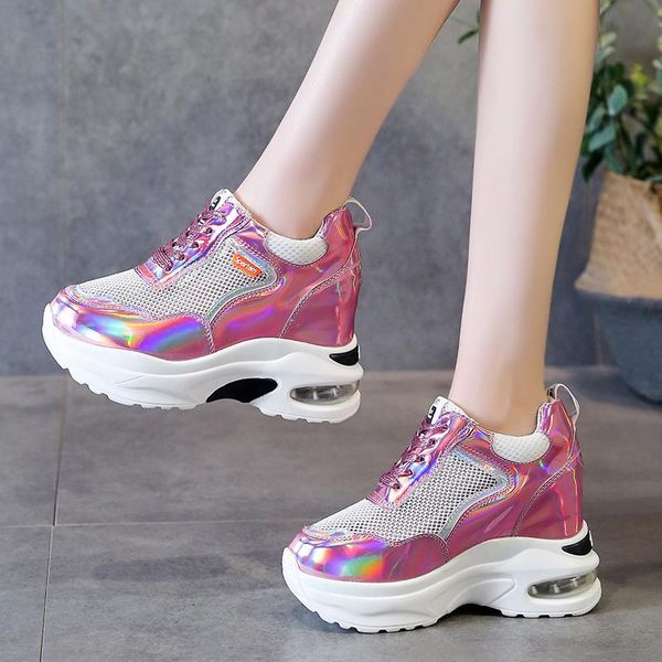 dress shoes air cushion small white women 2021 spring and summer breathable mesh upper thick-soled insole sneakers heels, Black
dress shoes air cushion small white women 2021 spring and summer breathable mesh upper thick-soled insole sneakers heels, Black