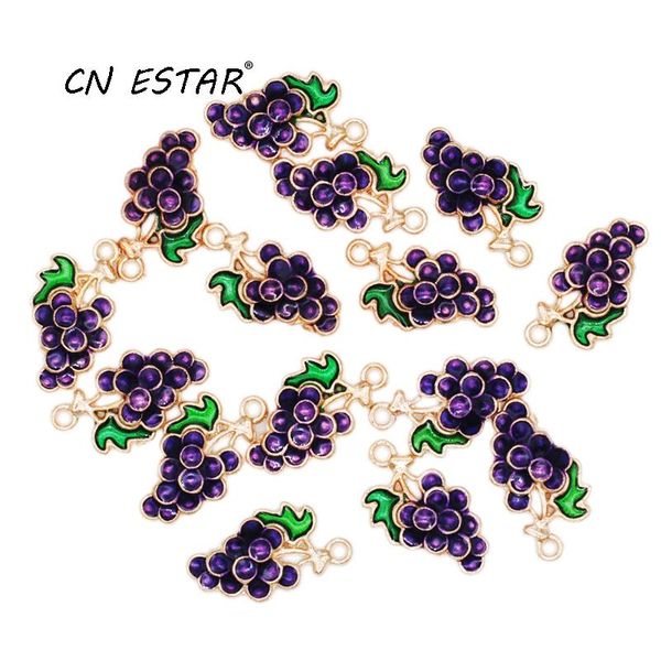 charms 10/20/50pcs 9*17 enamel purple grape for earrings necklaces making cute fruit handmade diy jewelry accessories, Bronze;silver
charms 10/20/50pcs 9*17 enamel purple grape for earrings necklaces making cute fruit handmade diy jewelry accessories, Bronze;silver