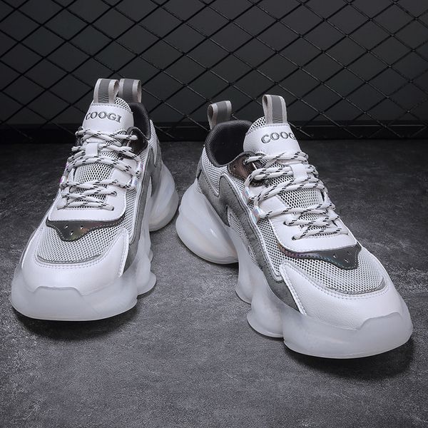 464748 size 2021 summer mens shoes breathable popcorn bottom tide shoes mesh breathable running shoes casual sports mens fashion, Black;white
464748 size 2021 summer mens shoes breathable popcorn bottom tide shoes mesh breathable running shoes casual sports mens fashion, Black;white