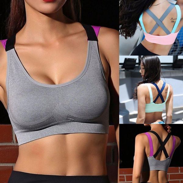 sport bra yoga vest cross quick-drying vest-style no rim workout women push up fitness running sports for gym outfit
sport bra yoga vest cross quick-drying vest-style no rim workout women push up fitness running sports for gym outfit