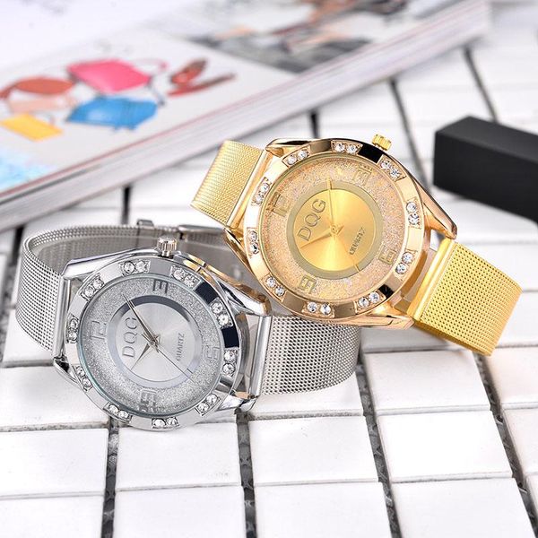 wristwatches luxury women watches 2021 sell diamond wire mesh watch for ladies rose gold quartz clock gift giving, Slivery;brown
wristwatches luxury women watches 2021 sell diamond wire mesh watch for ladies rose gold quartz clock gift giving, Slivery;brown