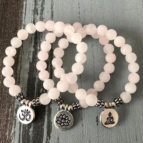 tennis women mala om bracelets lotus buddha yoga charm wrist matte rose quartzs pink beaded boho jewelry, Golden;silver
tennis women mala om bracelets lotus buddha yoga charm wrist matte rose quartzs pink beaded boho jewelry, Golden;silver