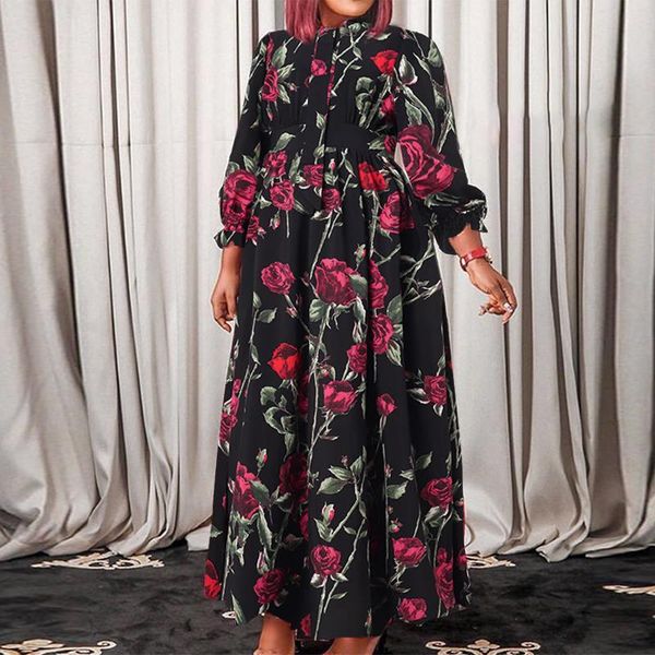 casual dresses 2022 autumn long sleeve floral printed muslim sundress women holiday party dress robe femme loose vestidos, Black;gray
casual dresses 2022 autumn long sleeve floral printed muslim sundress women holiday party dress robe femme loose vestidos, Black;gray
