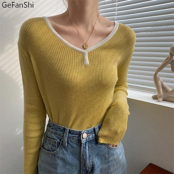 women's sweaters autumn winter knitting sweater women casual solid long sleeve v-neck fashion elegant ladies bastic slim pullovers, White;black
women's sweaters autumn winter knitting sweater women casual solid long sleeve v-neck fashion elegant ladies bastic slim pullovers, White;black