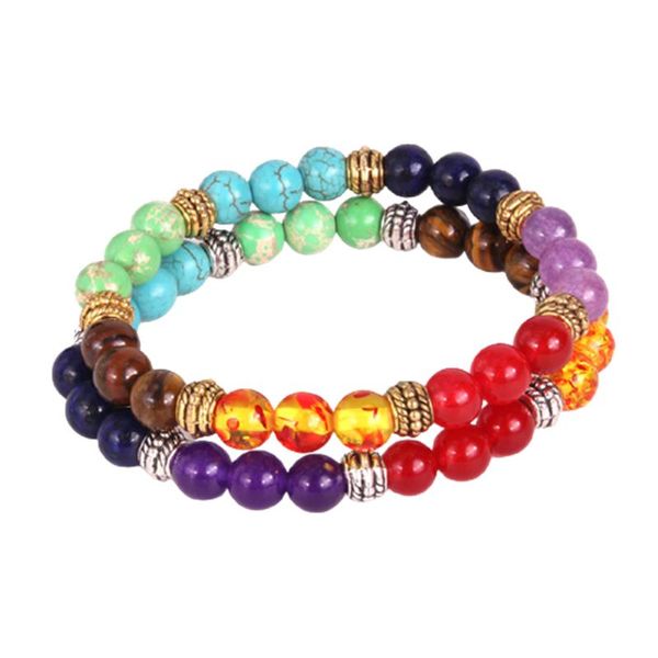 beaded, strands 7 chakra healing beaded bracelet rainbow color natural stone beads wrist jewelry j55, Black
beaded, strands 7 chakra healing beaded bracelet rainbow color natural stone beads wrist jewelry j55, Black