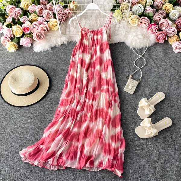 casual dresses 2021 summer beach o-neck tie dye a-line loose maxi female vestidos mujer, Black;gray
casual dresses 2021 summer beach o-neck tie dye a-line loose maxi female vestidos mujer, Black;gray