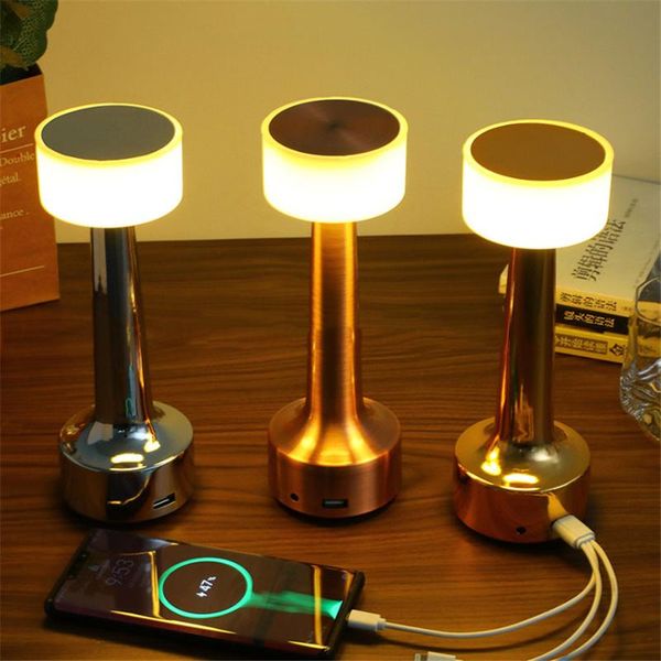 Touch Sensor LED Table Lamp Bar Lights Desk Rechargeable Gold Lamps For Restaurant Coffee Shop Night Light
Touch Sensor LED Table Lamp Bar Lights Desk Rechargeable Gold Lamps For Restaurant Coffee Shop Night Light