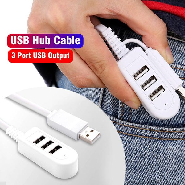 1.2m mini 3 usb splitter port hub adapter for data charging charge lappc computer accessories cable extend hubs
1.2m mini 3 usb splitter port hub adapter for data charging charge lappc computer accessories cable extend hubs