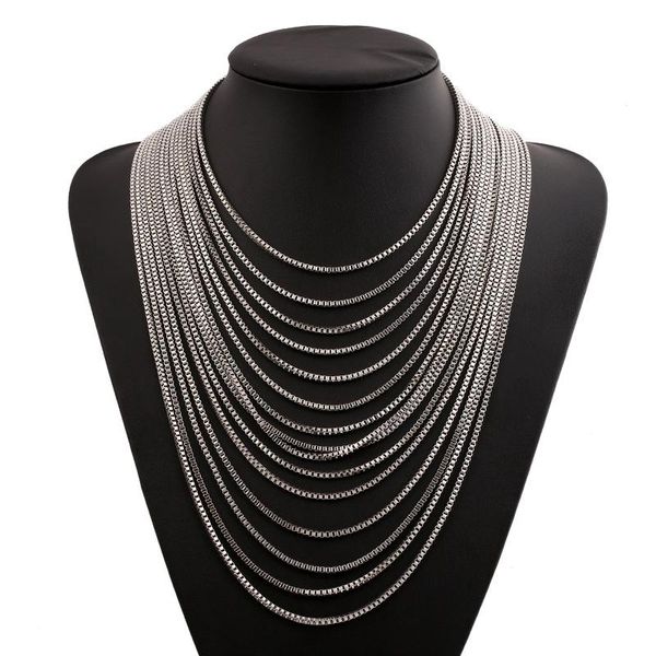 pendant necklaces multi-layer bib necklace of different lengths tassels collar choker vintage statement women jewelry wholesale, Silver
pendant necklaces multi-layer bib necklace of different lengths tassels collar choker vintage statement women jewelry wholesale, Silver