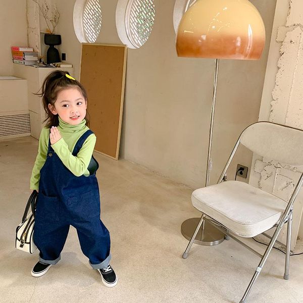 jumpsuits 2021 autumn children's wear girls' korean fashion cowboy suspenders foreign style casual pants 2-235, Blue
jumpsuits 2021 autumn children's wear girls' korean fashion cowboy suspenders foreign style casual pants 2-235, Blue