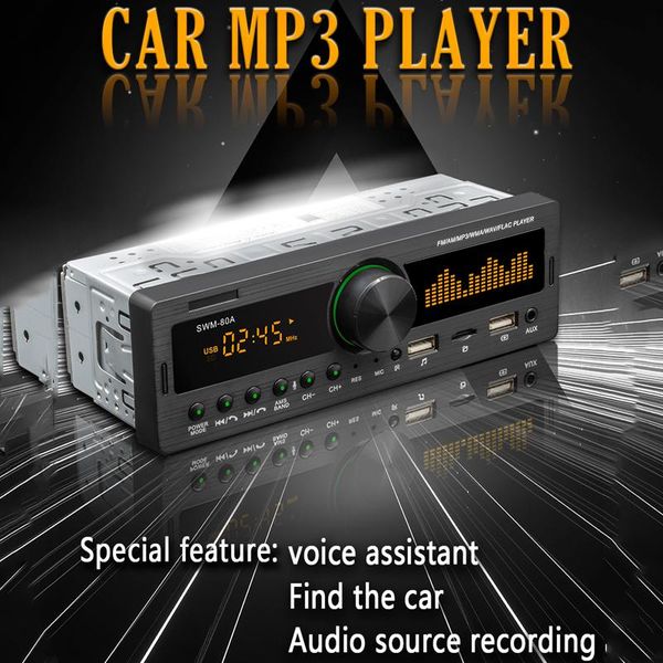 & mp4 players 2021 swm-80a 1din car radio 12v audio source recording parking location multimedia music mp3 player aux/usb/fm stereo receive
& mp4 players 2021 swm-80a 1din car radio 12v audio source recording parking location multimedia music mp3 player aux/usb/fm stereo receive