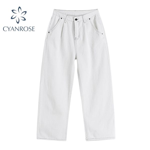 stitched white wide leg denim women's pants fashion streetwear harajuku loose straight jeans high waist retro ins trousers 210430, Blue
stitched white wide leg denim women's pants fashion streetwear harajuku loose straight jeans high waist retro ins trousers 210430, Blue