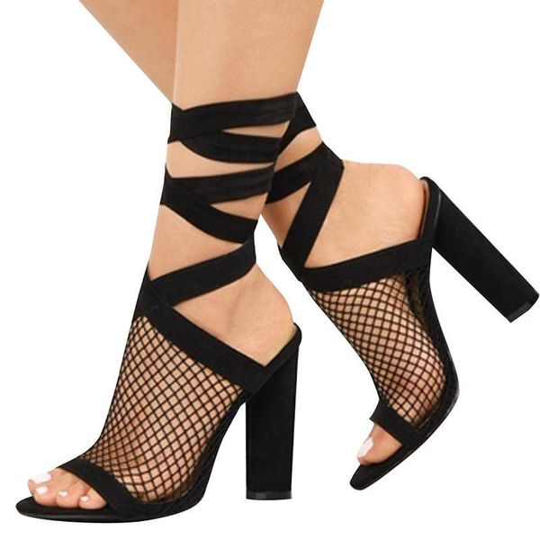 sandals women's spring and summer style hollow fish mouth ankle straps slingback high thick heel ladies slippers 34-43, Black
sandals women's spring and summer style hollow fish mouth ankle straps slingback high thick heel ladies slippers 34-43, Black