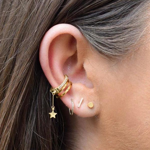 stud eleshe 925 sterling silver earrings with 18k gold plated small round barbell for women fine jewelry accessories, Golden;silver
stud eleshe 925 sterling silver earrings with 18k gold plated small round barbell for women fine jewelry accessories, Golden;silver