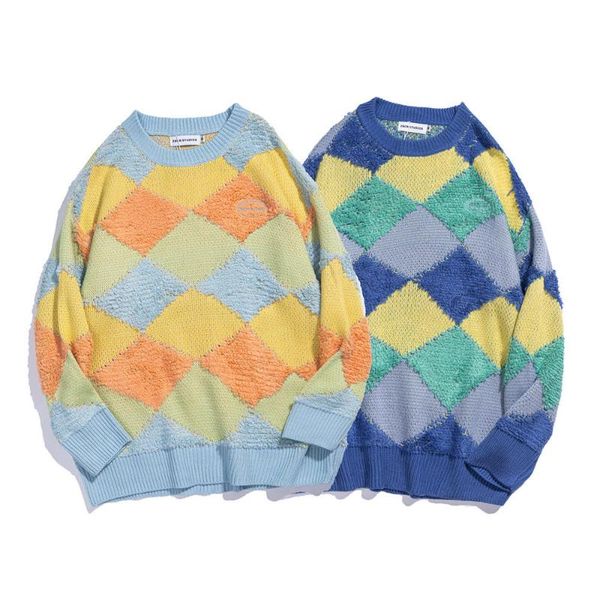 men's sweaters 2021 pullovers letters embroidery streetwear oversized harajuku crew neck knitwear men clothing, White;black
men's sweaters 2021 pullovers letters embroidery streetwear oversized harajuku crew neck knitwear men clothing, White;black