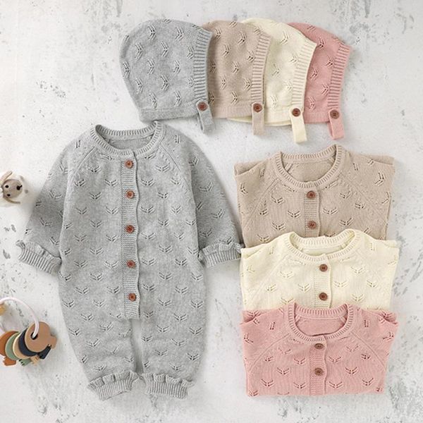 jumpsuits autumn infant kids baby clothes rompers boy girl pure color long sleeve knit jumpsuit + hat born, Blue
jumpsuits autumn infant kids baby clothes rompers boy girl pure color long sleeve knit jumpsuit + hat born, Blue