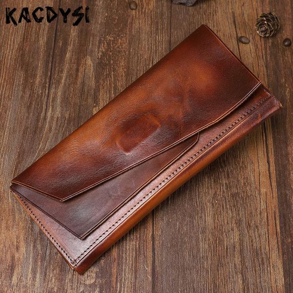 wallets handmade brush color men wallet real cow leather card holder vintage luxury long trifold purse magnetic buckle clutch bag, Red;black
wallets handmade brush color men wallet real cow leather card holder vintage luxury long trifold purse magnetic buckle clutch bag, Red;black