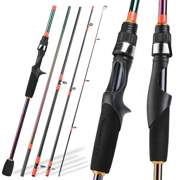 boat fishing rods sougayilang multicolor spinning casting rod 5 section portable carbon pole for freshwater tackle
boat fishing rods sougayilang multicolor spinning casting rod 5 section portable carbon pole for freshwater tackle