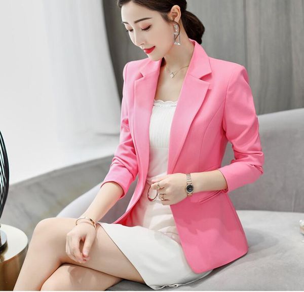 women's suits & blazers european and american fashion spring autumn korean version of xiaoxi slim female jacket color matching suit, White;black
women's suits & blazers european and american fashion spring autumn korean version of xiaoxi slim female jacket color matching suit, White;black