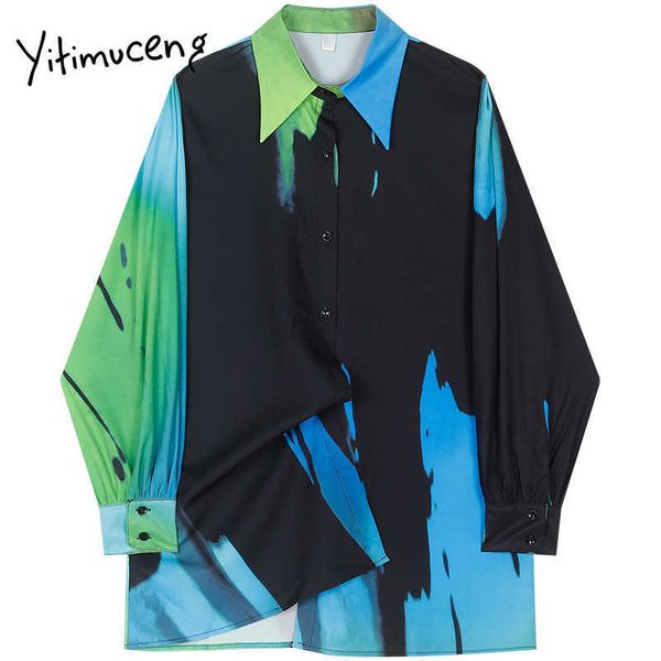 yitimuceng print blouse women button shirts loose spring fashion long sleeve turn-down collar original design 210601, White
yitimuceng print blouse women button shirts loose spring fashion long sleeve turn-down collar original design 210601, White