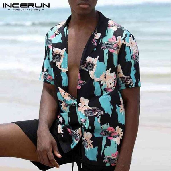 summer printed men shirt revers short mouwen casual hawaiian shirts vacation streetwear button breathing camisas incerun, White;black
summer printed men shirt revers short mouwen casual hawaiian shirts vacation streetwear button breathing camisas incerun, White;black