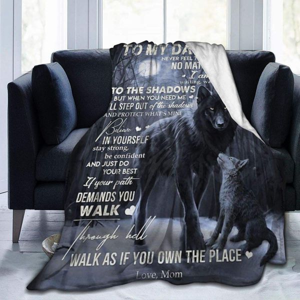 Mom to My Daughter Black Wolf Dark Moon Night Forest Micro Fleece Blankets Super Soft Cozy Couch Throw Blanket for Home Bedding
Mom to My Daughter Black Wolf Dark Moon Night Forest Micro Fleece Blankets Super Soft Cozy Couch Throw Blanket for Home Bedding