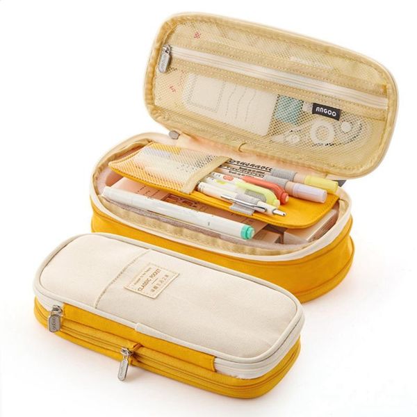 colorful foldable pencil case bag expansion large capacity canvas pen pouch school office stationary storage box bags
colorful foldable pencil case bag expansion large capacity canvas pen pouch school office stationary storage box bags