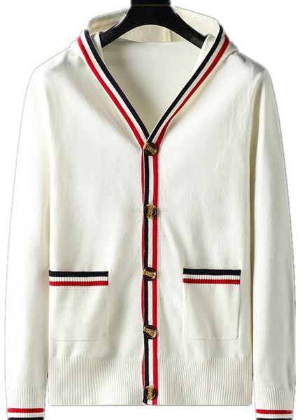 hoodie ss men's designer sweater autumn button cardigan shirt with letters fashion street clothes, White;black
hoodie ss men's designer sweater autumn button cardigan shirt with letters fashion street clothes, White;black