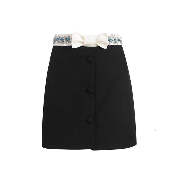 skirts elegant luxury design beaded black a-line bow mini women single breasted summer party clothing brand gvlf
skirts elegant luxury design beaded black a-line bow mini women single breasted summer party clothing brand gvlf