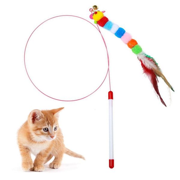 cat toys cute funny colorful rod cats teaser wand plastic pet toy for interactive stick supplies
cat toys cute funny colorful rod cats teaser wand plastic pet toy for interactive stick supplies