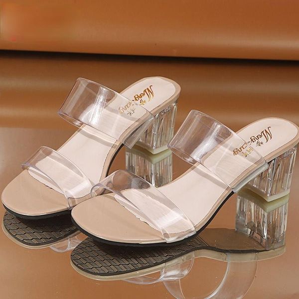 sandals clear heels slippers women summer shoes lady transparent pvc high pumps wedding jelly buty, Black
sandals clear heels slippers women summer shoes lady transparent pvc high pumps wedding jelly buty, Black
