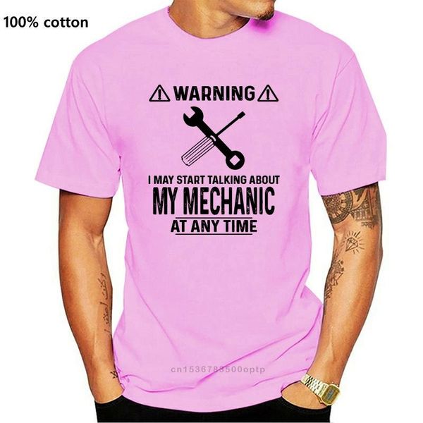 men's t-shirts men t shirt warning i may start talking about my mechanic at any time women t-shirt, White;black
men's t-shirts men t shirt warning i may start talking about my mechanic at any time women t-shirt, White;black