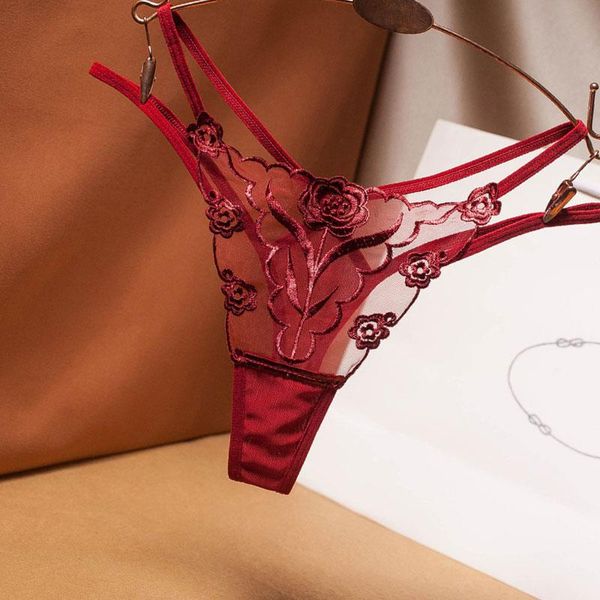 women's panties embroidery thongs lace transparent for women female underwear erotic lingerie g-string briefs 7 colors, Black;pink
women's panties embroidery thongs lace transparent for women female underwear erotic lingerie g-string briefs 7 colors, Black;pink