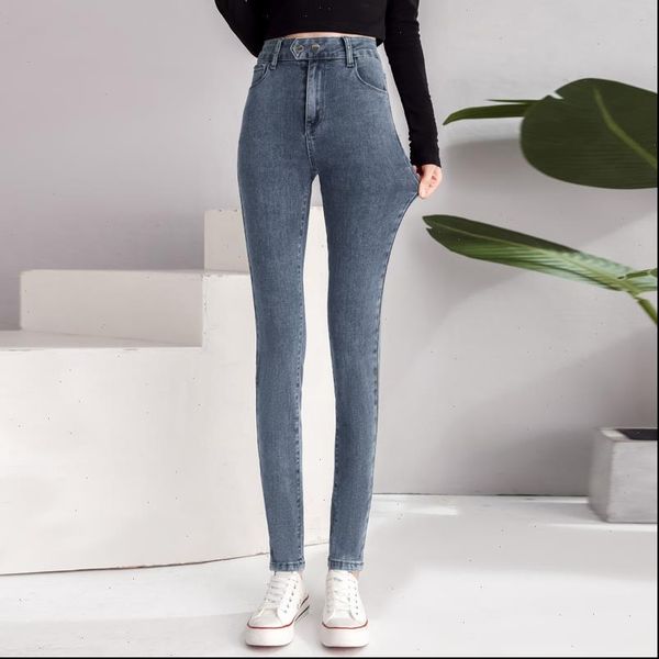 womens pant jeans for women high waist plus size elasticity skinny blue gray button female denim pencil 4xl 5xl, Black;white
womens pant jeans for women high waist plus size elasticity skinny blue gray button female denim pencil 4xl 5xl, Black;white