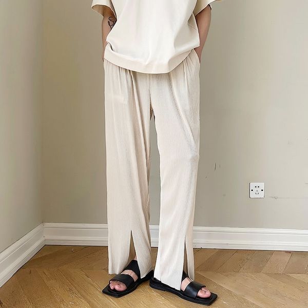 men's pants pleated fashion black beige casual men streetwear korean loose straight wide leg mens trousers m-xl hea1
men's pants pleated fashion black beige casual men streetwear korean loose straight wide leg mens trousers m-xl hea1