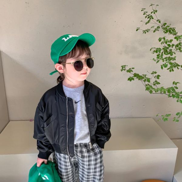 jackets children's baseball uniform 2021 autumn zipper fashion coat girls and boys sports style solid color casual long sleeve top, Blue;gray
jackets children's baseball uniform 2021 autumn zipper fashion coat girls and boys sports style solid color casual long sleeve top, Blue;gray