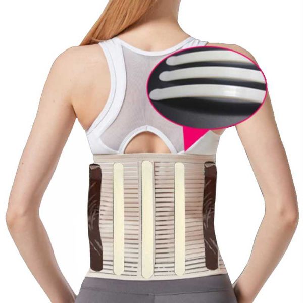 waist support breathable steel plate corset lumbar back belt posture corrector pain orthopedic devices and supports, Black;gray
waist support breathable steel plate corset lumbar back belt posture corrector pain orthopedic devices and supports, Black;gray