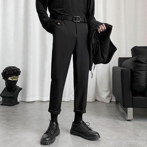 summer mens trousers mens pants pants slim casual small trousers feet korean version of the trend of hanging suit pants m-3xl, Black
summer mens trousers mens pants pants slim casual small trousers feet korean version of the trend of hanging suit pants m-3xl, Black